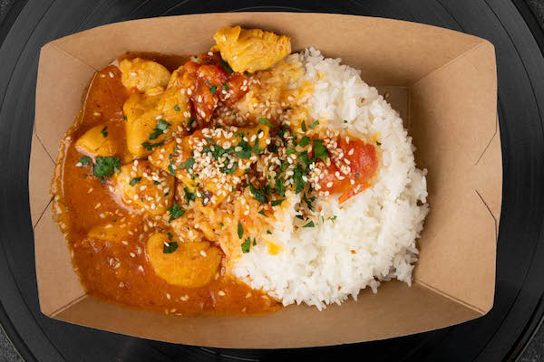 Chicken Curry Sauce & Reis
